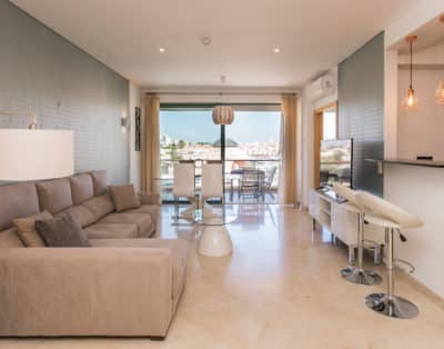 Marina Balcony View, T1+1 Bedroom, Aquamar Apartment 418